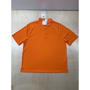 Tri-Mountain Performance Polo Shirt UltraCool Golf Men's Size XL‎ Orange